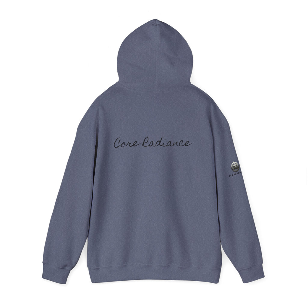 “Core Radiance” Hoodie-  Sleeve Print Affirmation