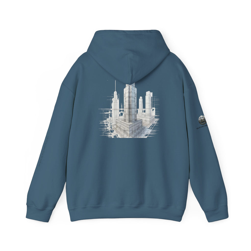 "Inner Architect" Hoodie Sweatshirt- Sleeve Printed Affirmation