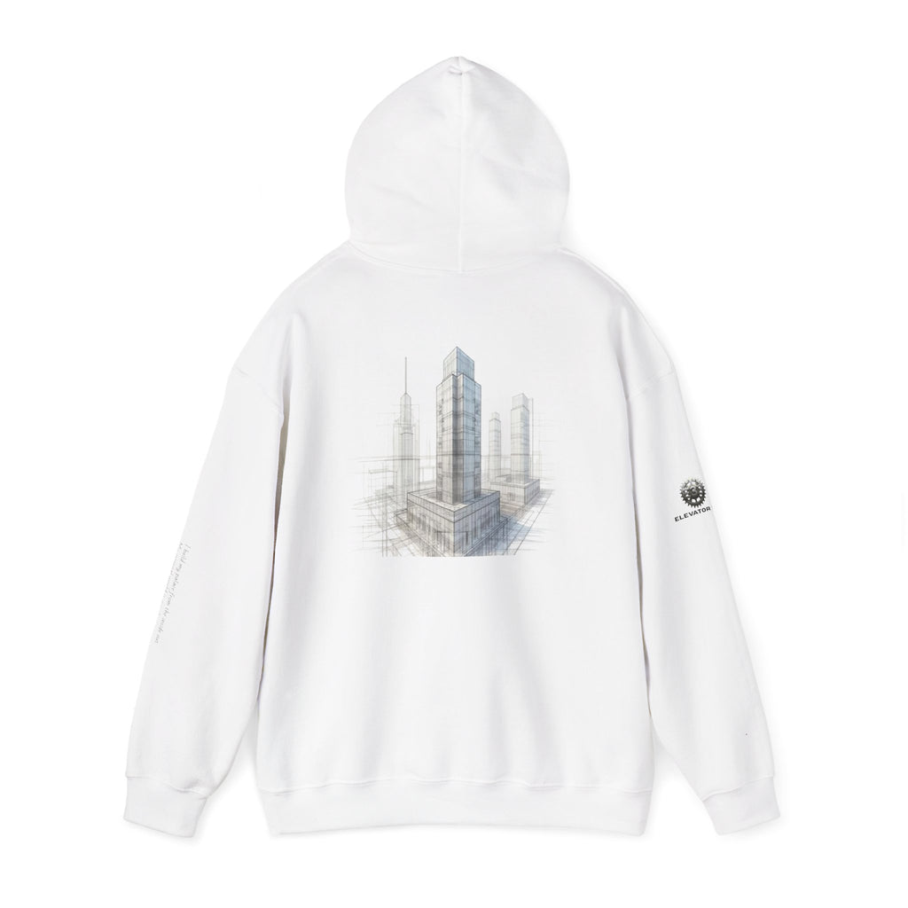 "Inner Architect" Hoodie Sweatshirt- Sleeve Printed Affirmation