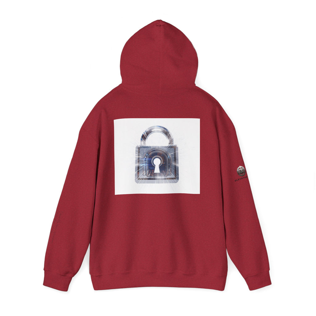 “Source Lock” Hoodie Sweatshirt- Sleeve Print Affirmation