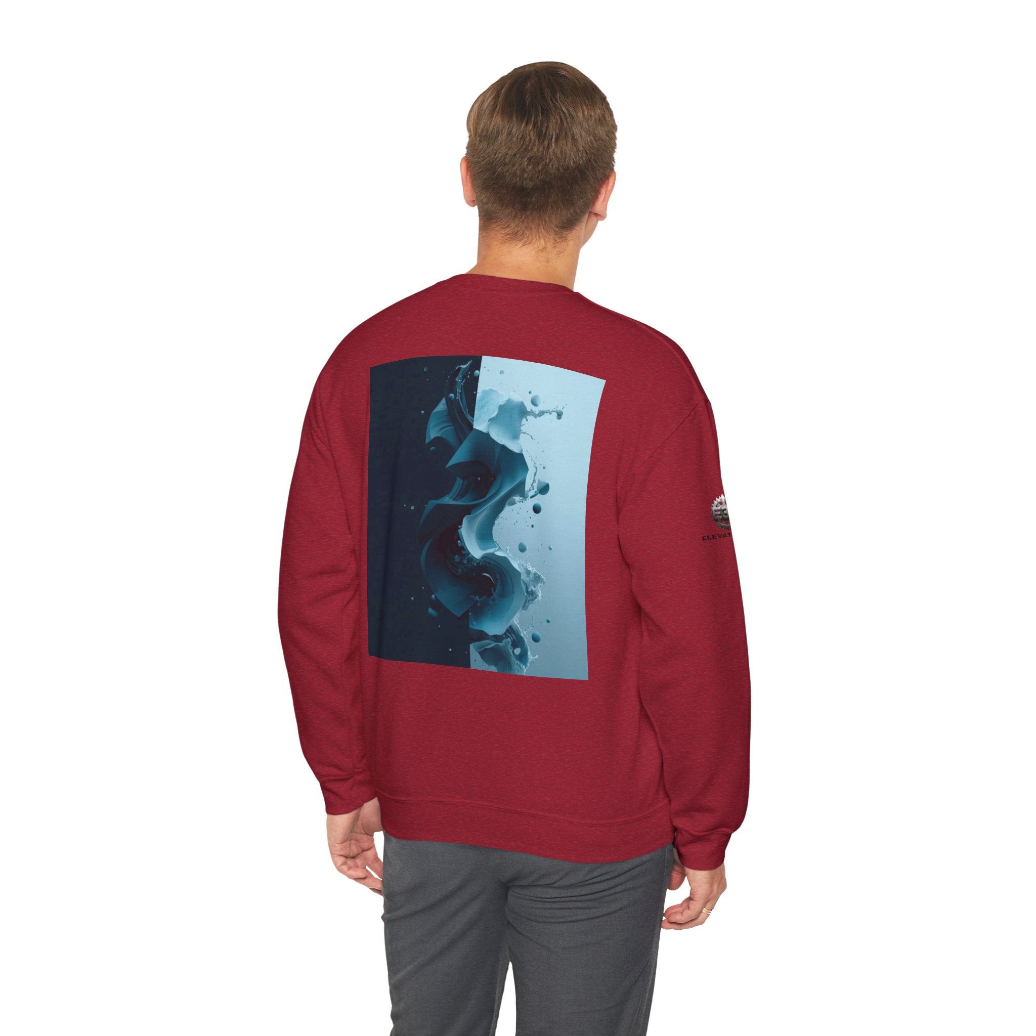 “Shifted State” Crewneck Sweatshirt- Sleeve Print Affirmation