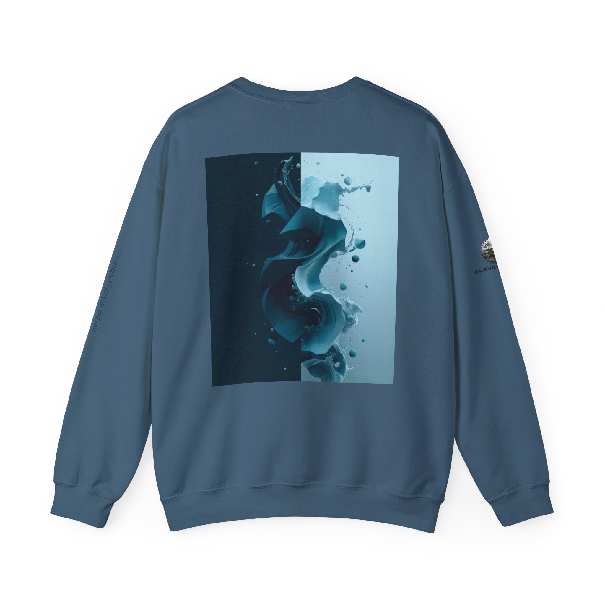 “Shifted State” Crewneck Sweatshirt- Sleeve Print Affirmation
