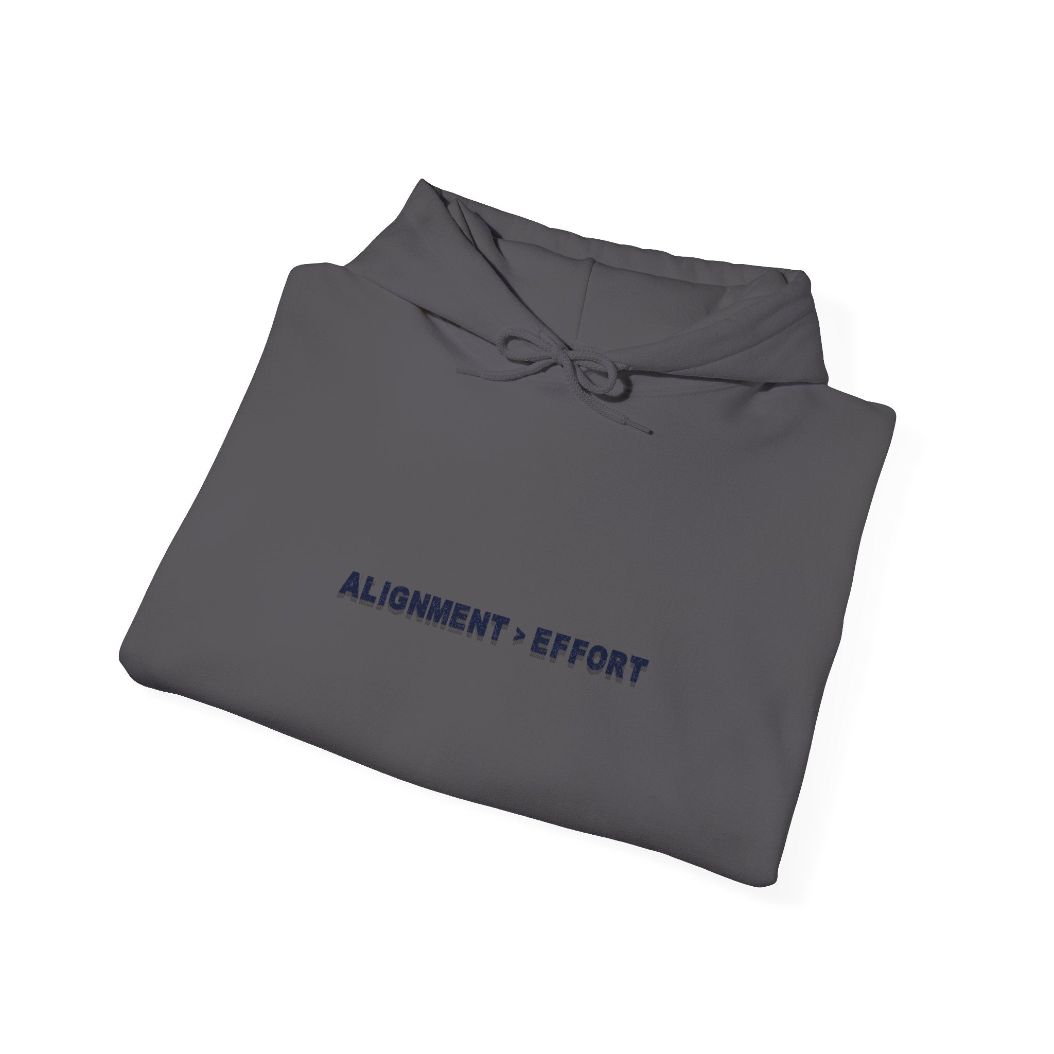 “Alignment > Effort” Hoodie - Sleeve Print Affirmation
