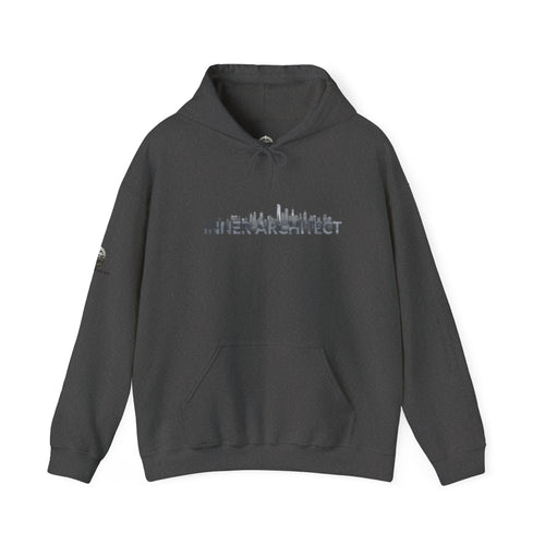 "Inner Architect" Hoodie Sweatshirt- Sleeve Printed Affirmation