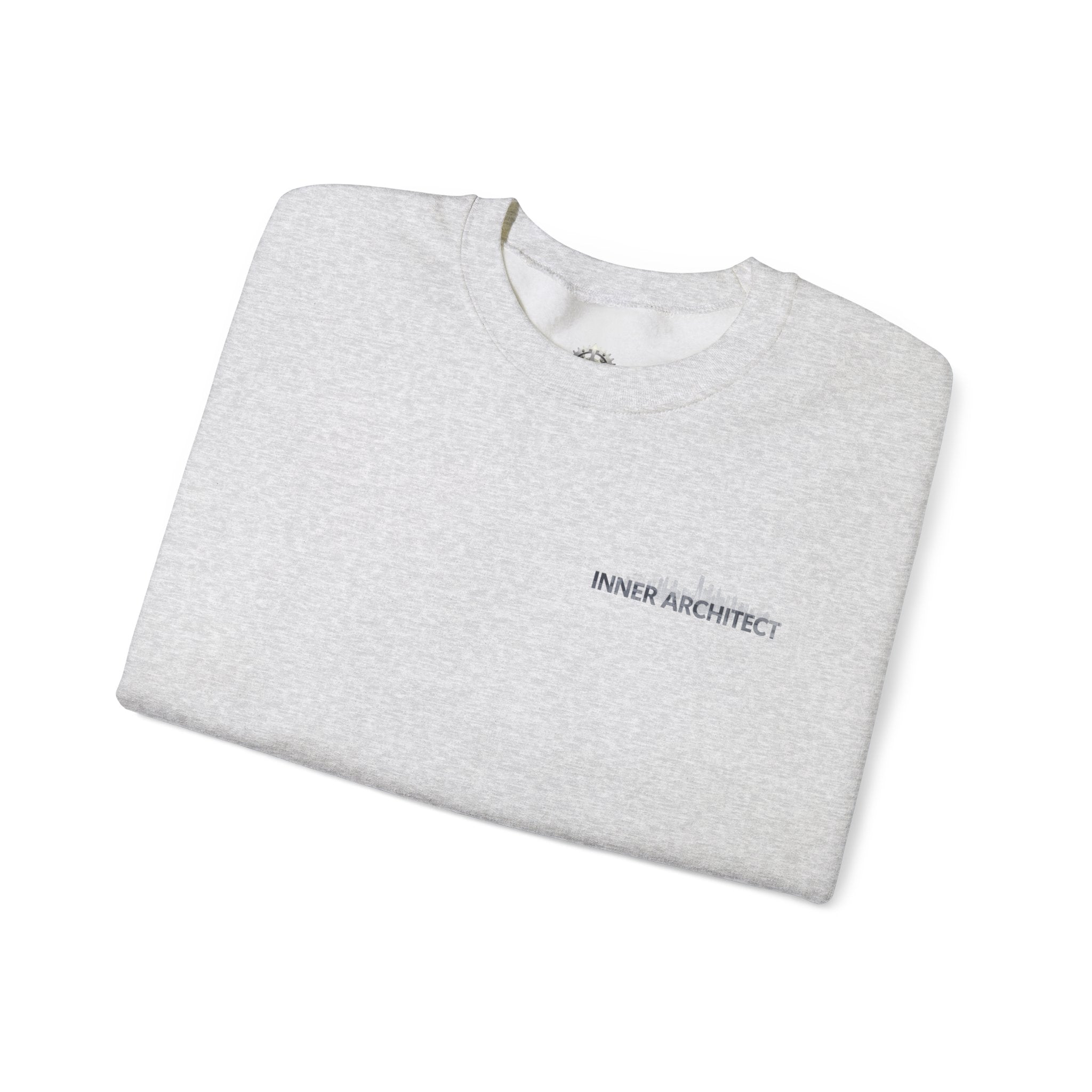 "Inner Architect" Crewneck Sweatshirt- Sleeve Printed Affirmation