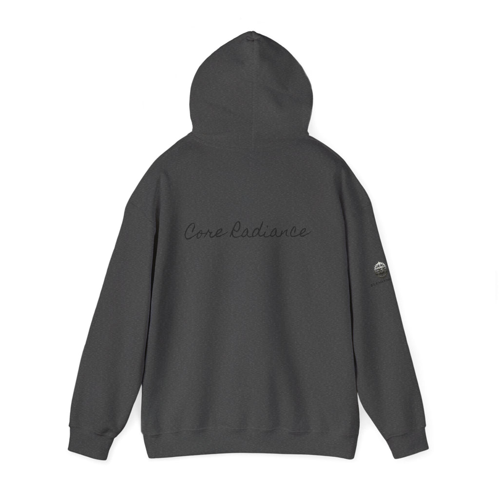 “Core Radiance” Hoodie-  Sleeve Print Affirmation