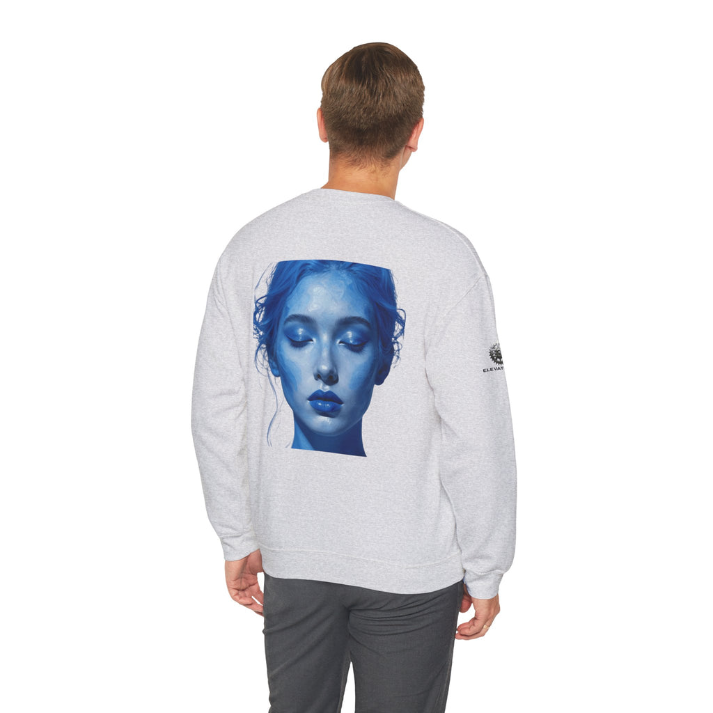 “Flow State” Crewneck Sweatshirt- Sleeve Print Affirmation